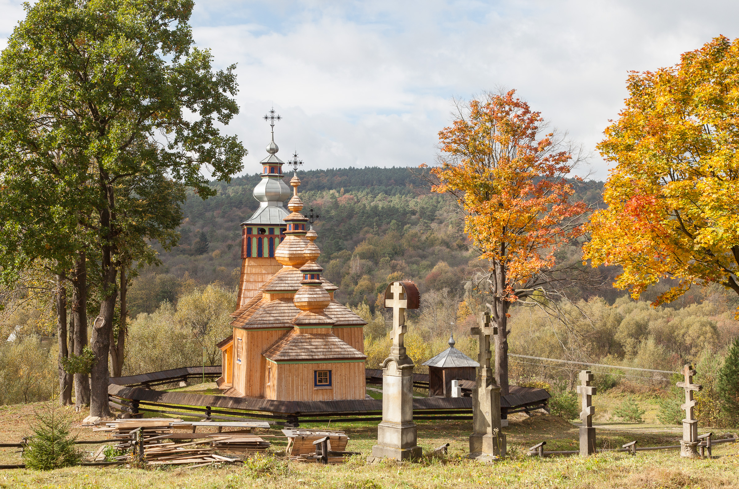 Świątkowa Mała. Drewniana cerkiew greckokatolicka