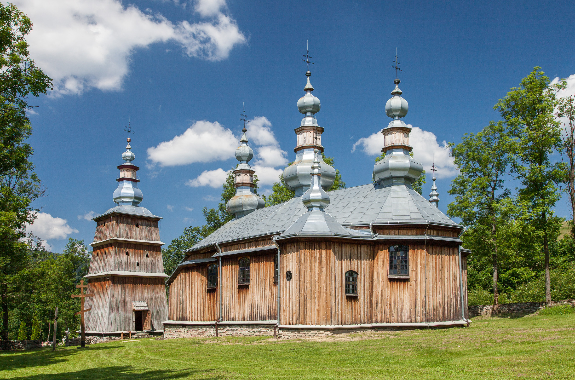 Drewniana cerkiew greckokatolicka św. Michała Archanioła w Turzańsku. fot. Krzysztof Zajączkowski