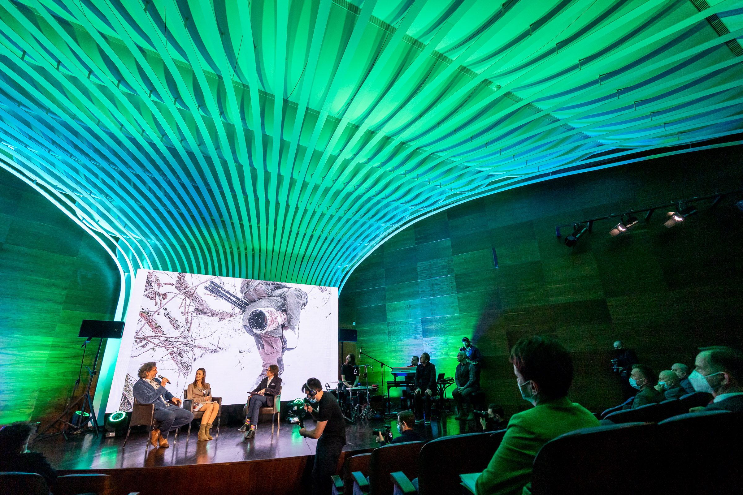 Konferencja prasowa dotycząca rozpoczęcia kampani promocyjnej pn.: "Podkarpackie z natury kreatywne" na EXPO w Dubaju.  Fot. Michał Bosek-UMWP